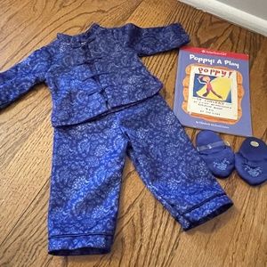 American girl sleepover pj set